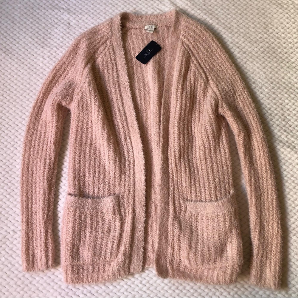 Fuzzy Teddy Cardigan